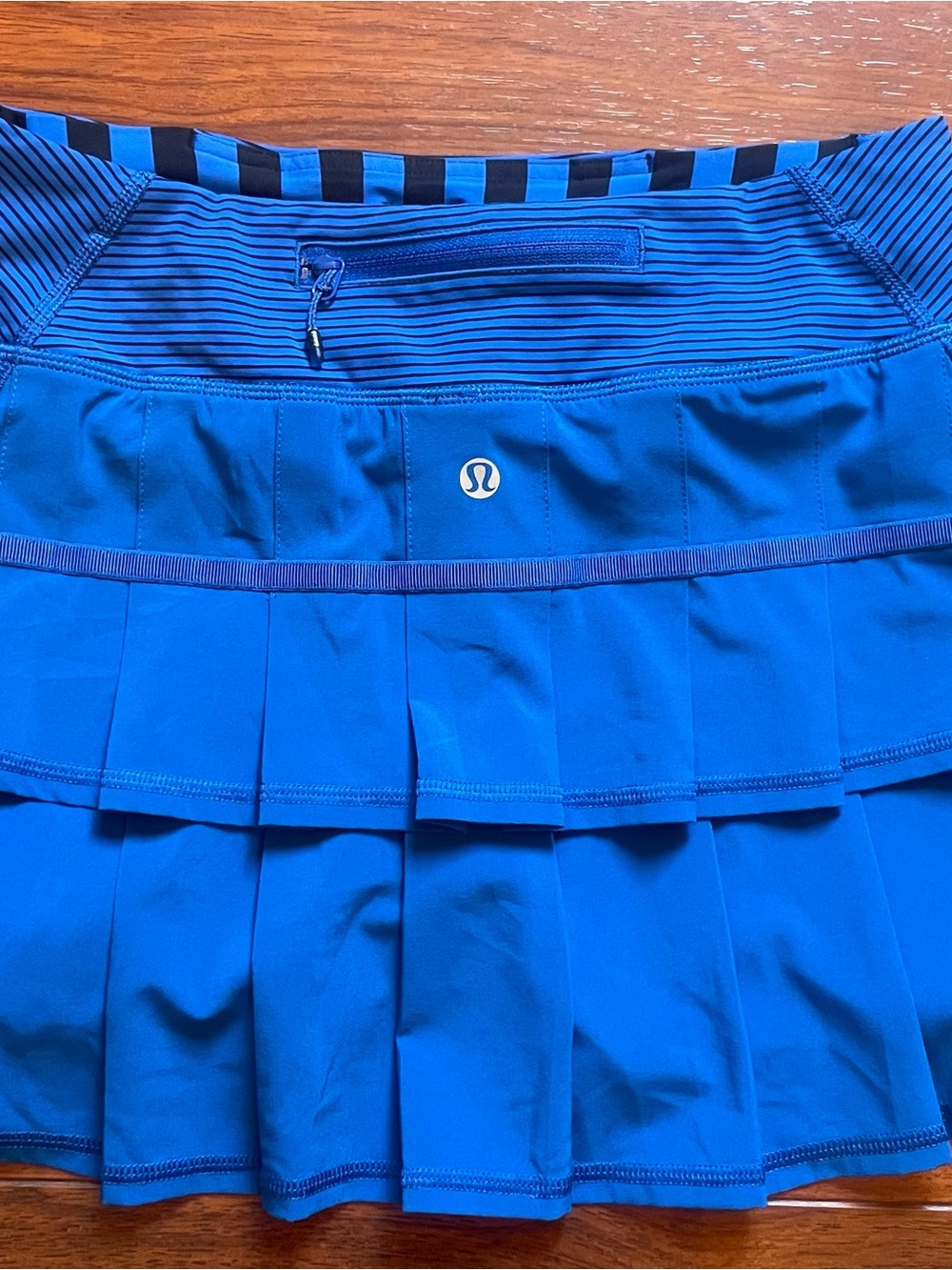 lululemon athletica Bright Blue Pleated Skater Skirt